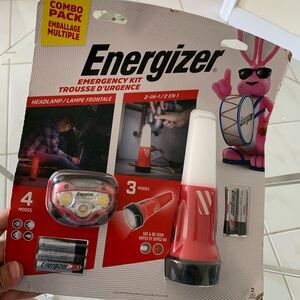 Energizer Emergency Kit with Headlamp and Flashlight